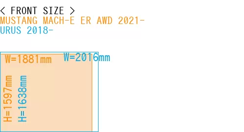 #MUSTANG MACH-E ER AWD 2021- + URUS 2018-